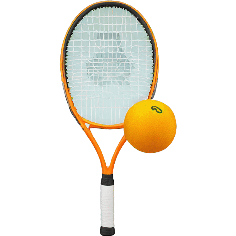 Squash racket and ball dunlop emoji