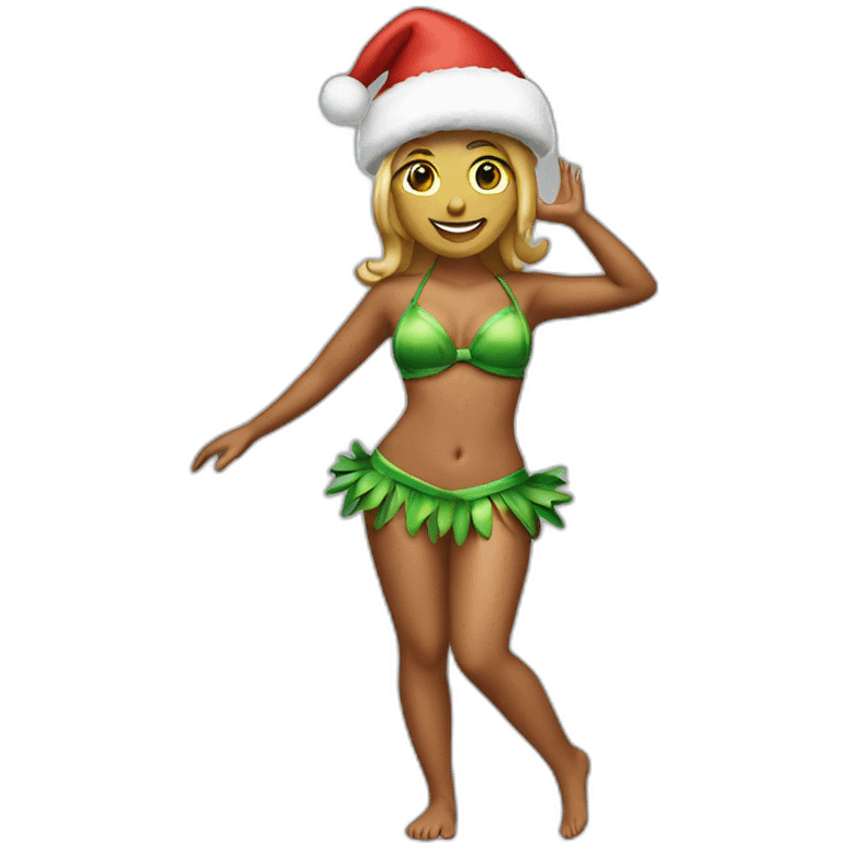 dancing-christmas-bikini-full-body emoji