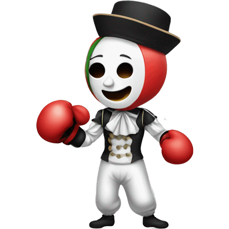 pierrot boxing emoji