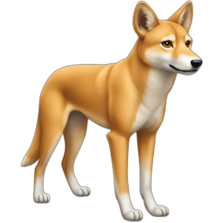 Dingo Full Body emoji