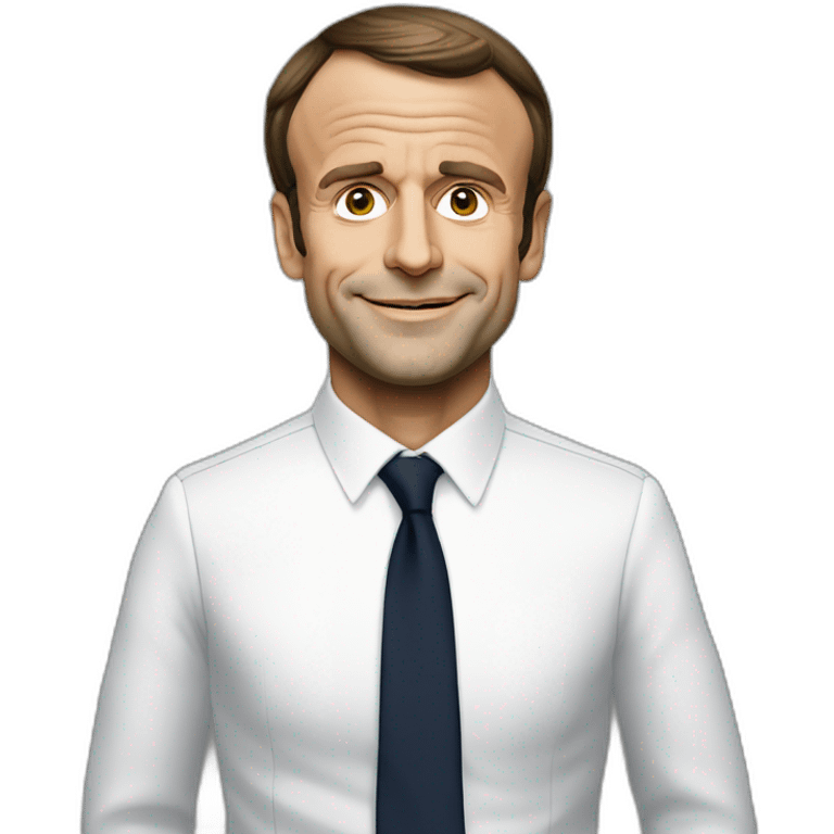 Emmanuel Macron with punaise de lit emoji