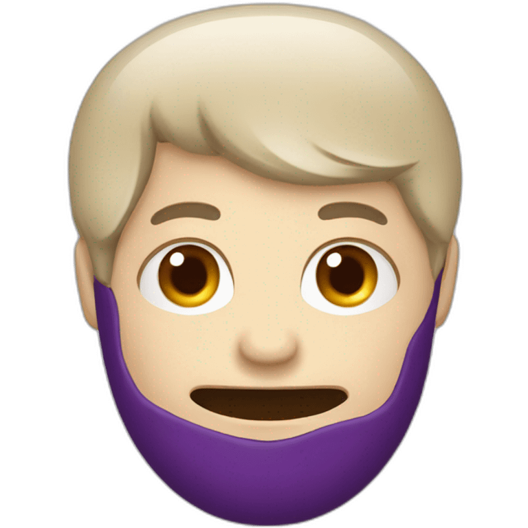 Aubergine beige emoji