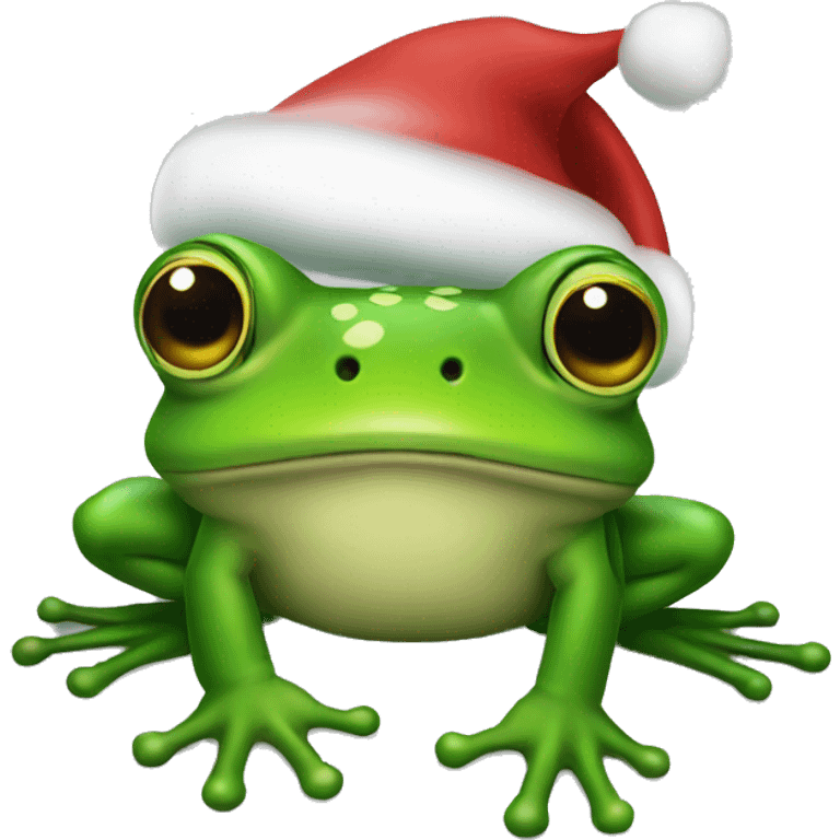 xmas frog emoji