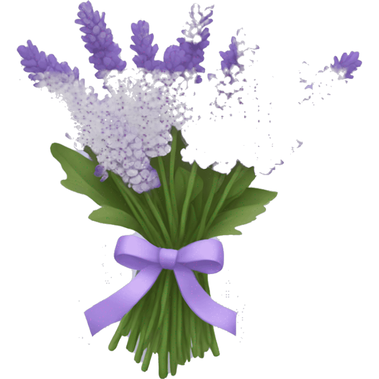 lavender boquet emoji