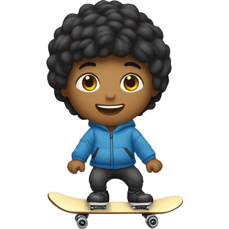 Un cokookie qui fait du skate emoji