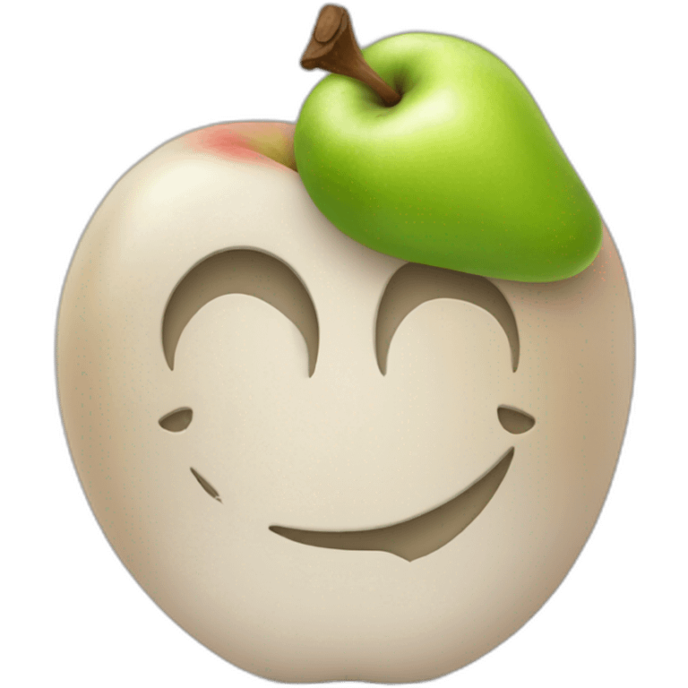 Apfel mit Birne emoji