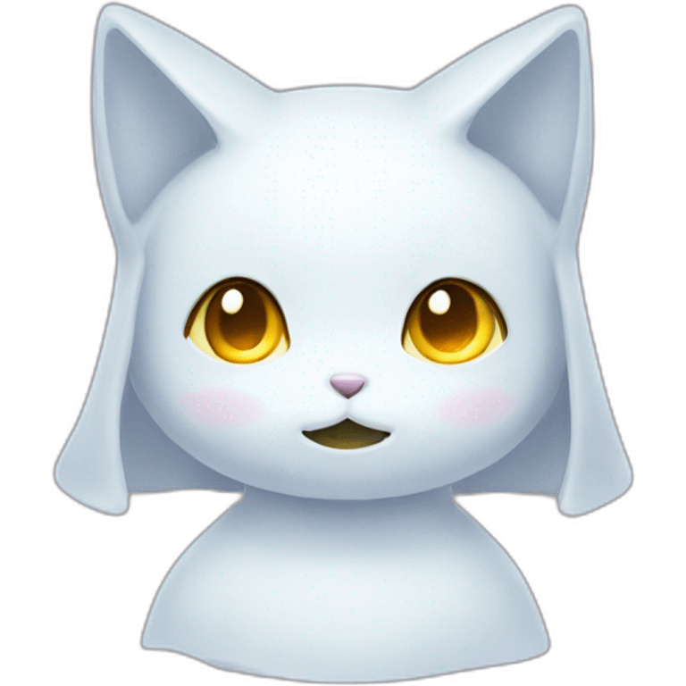 ghost Neko girl emoji