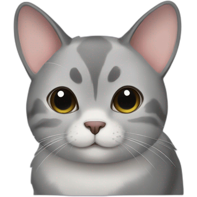 Chinchilla cat emoji