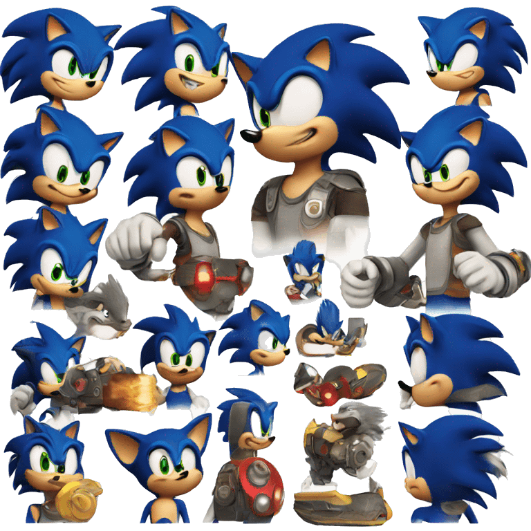 Sonic The hedgehog  movie emoji