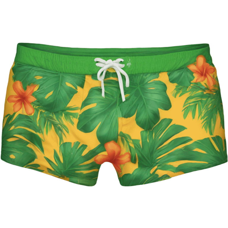 Men’s tropical trunks emoji