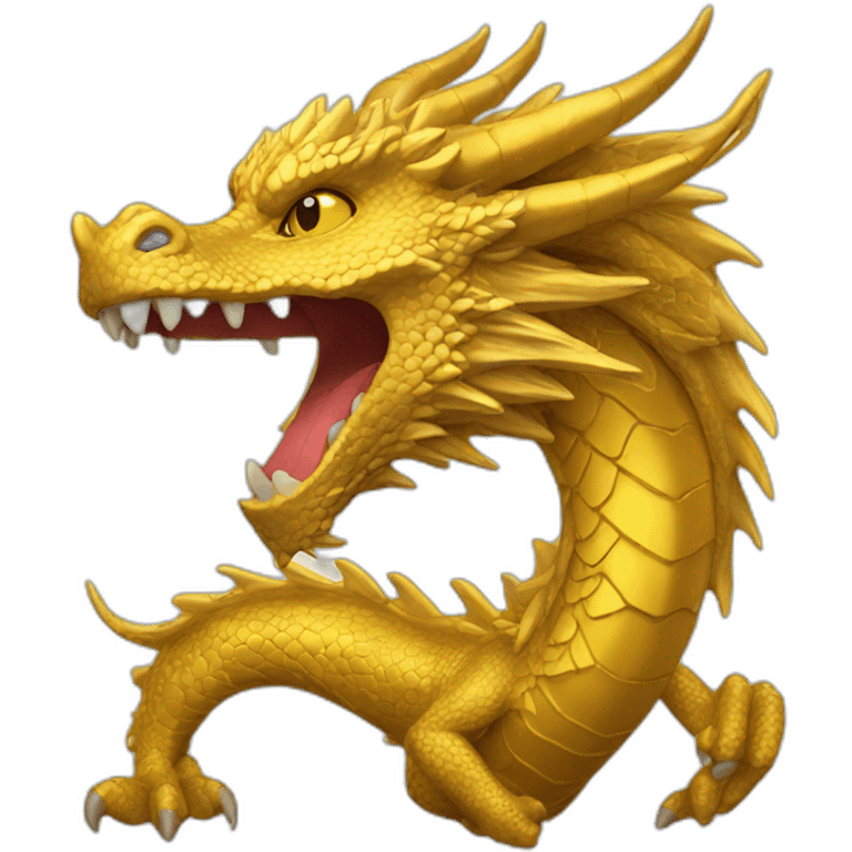 golden dragon emoji