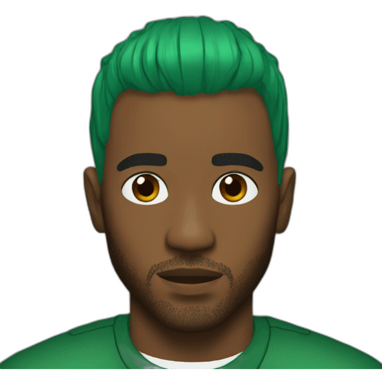 frank ocean green hair emoji