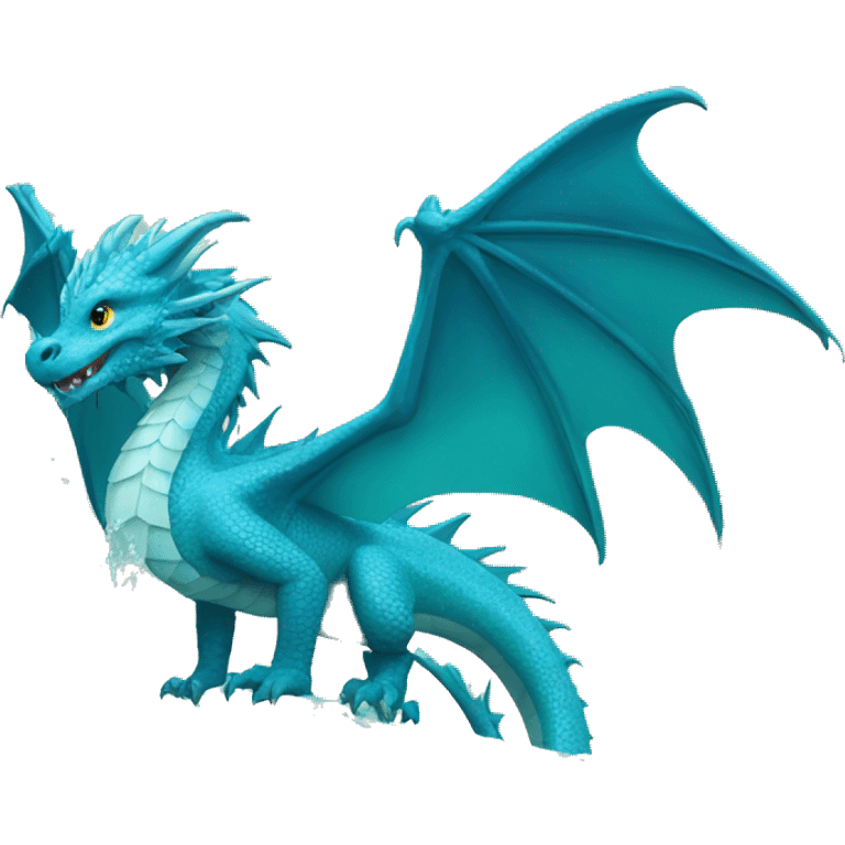 Dragon of water emoji