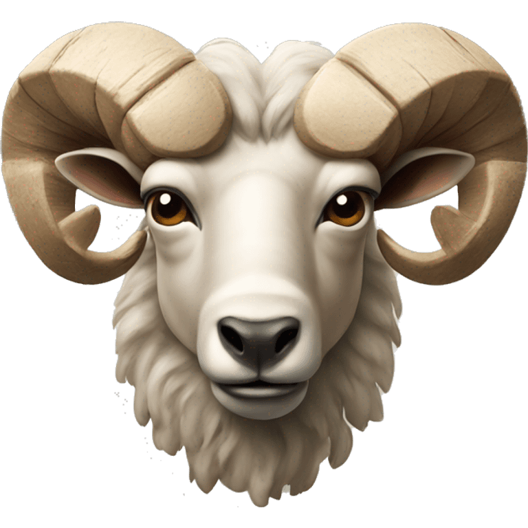 RAM head butting a Buffalo emoji