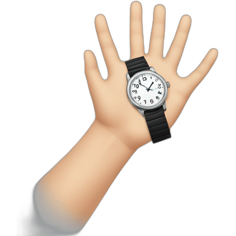 Hand with watch  emoji