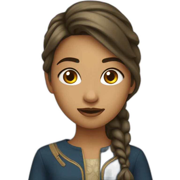 Algérien girl emoji