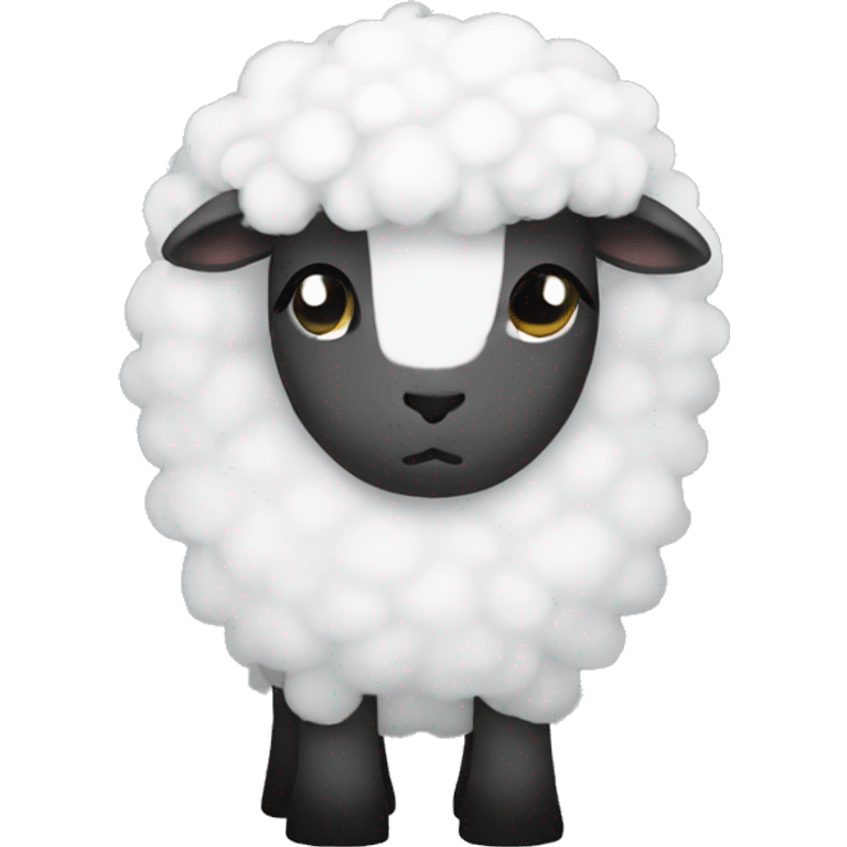 sheep emo hair emoji