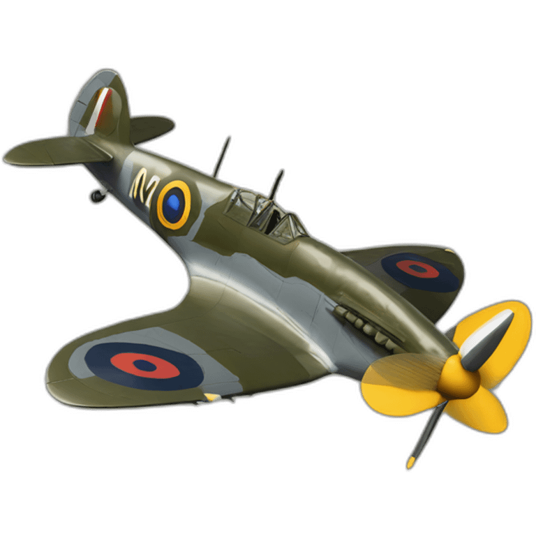 Spitfire scrambling emoji