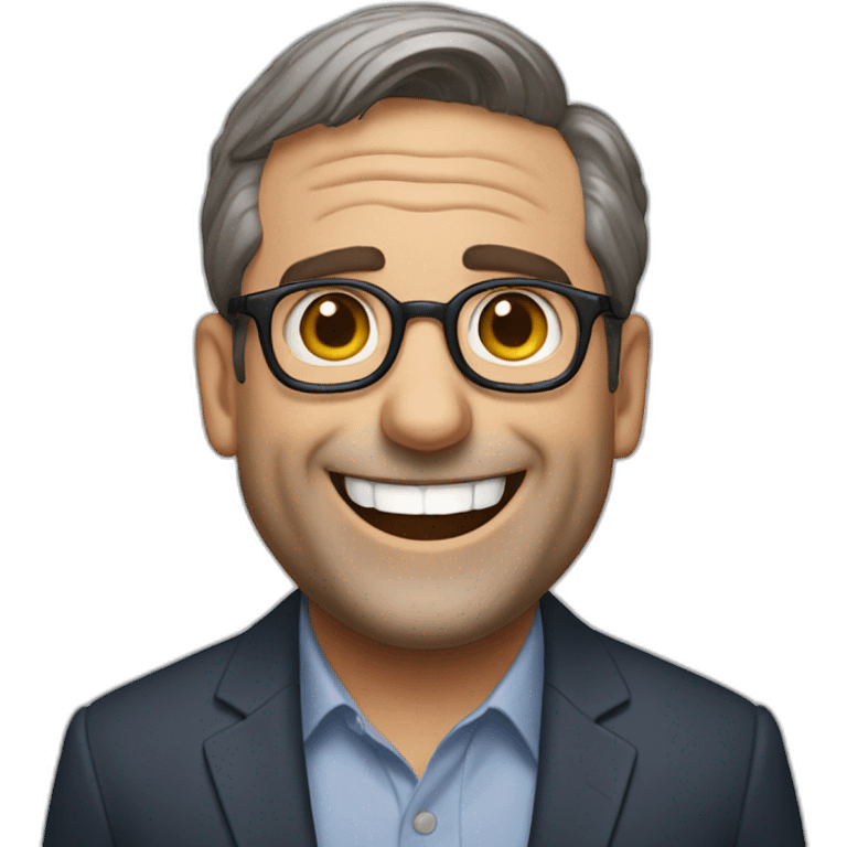 Steve carell laughing  emoji