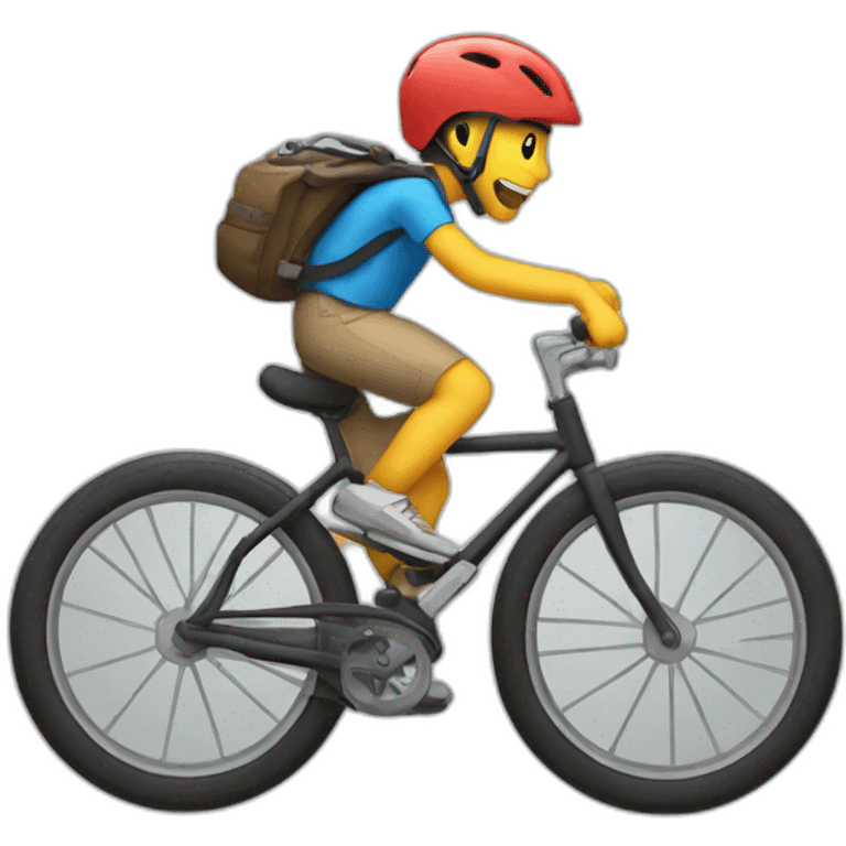 Bike riding  emoji