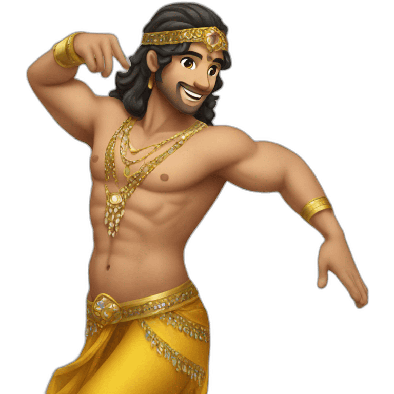 Male belly dancer  emoji