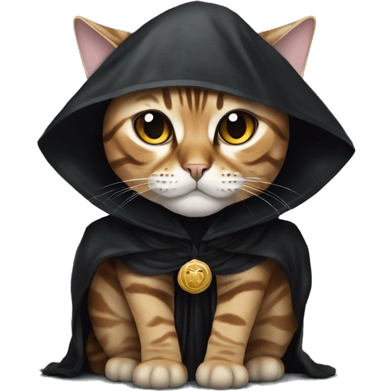 Bengal cat dressed as emperor palpatine emoji