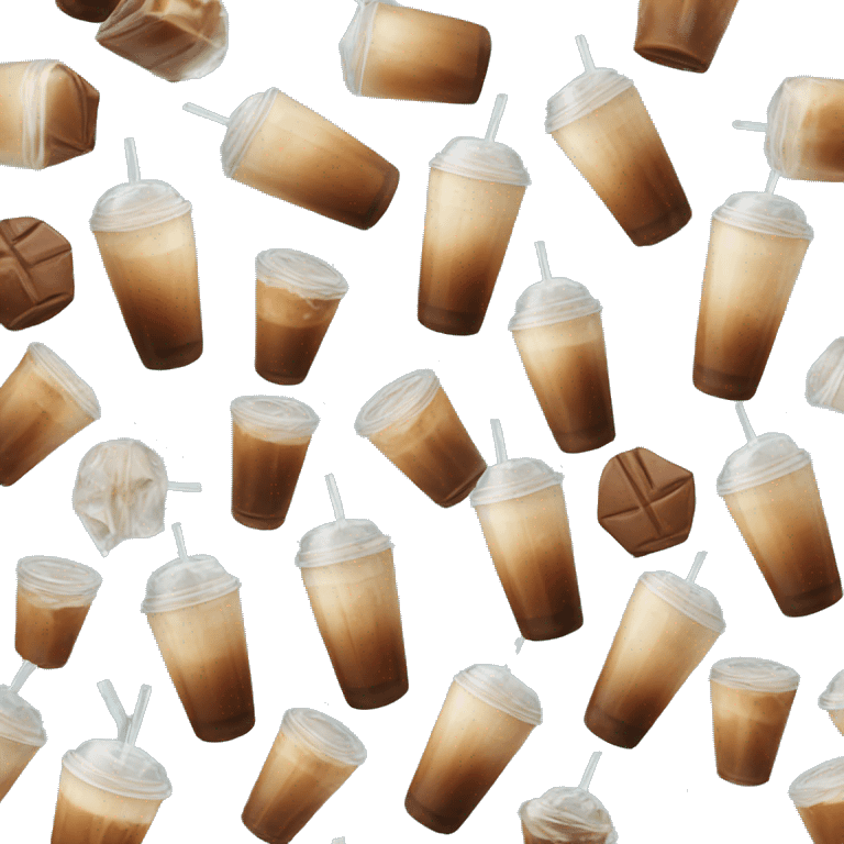 Iced coffee emoji