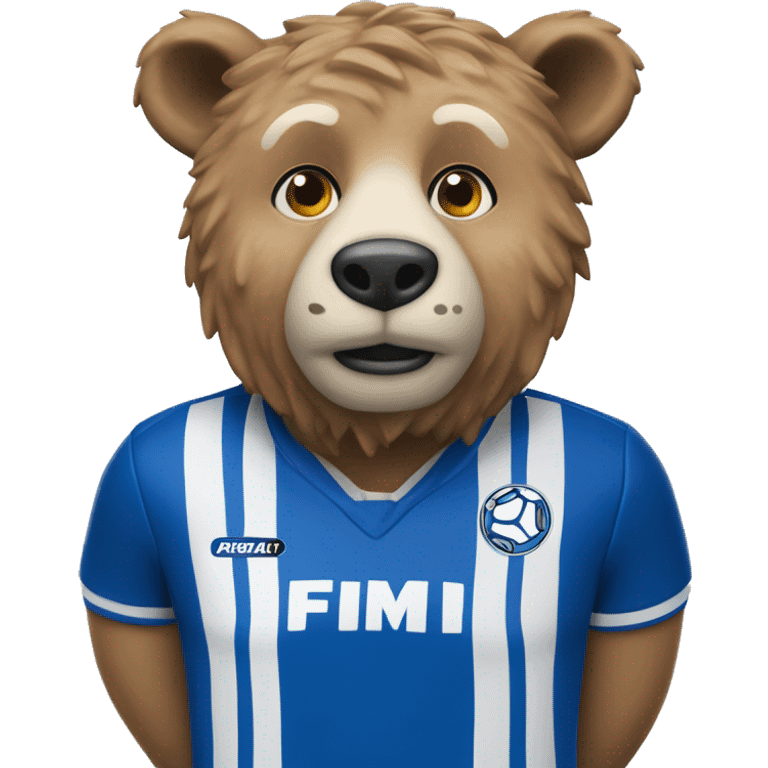 Bär mit Hertha Trikot emoji