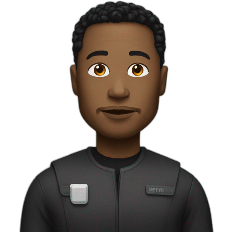 Black Elon musk emoji