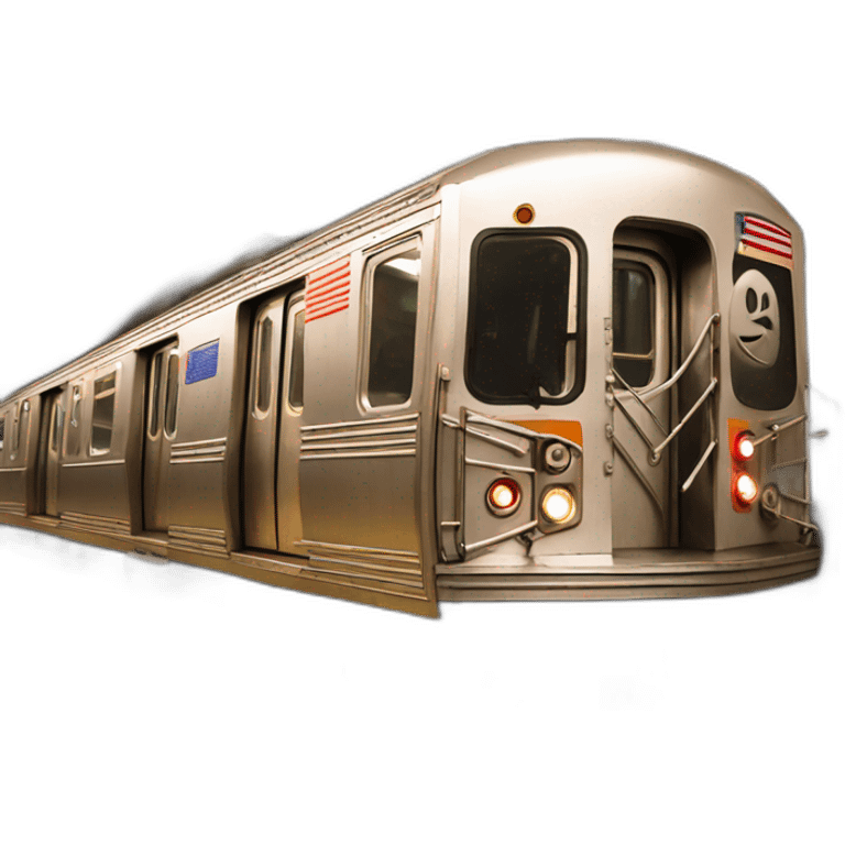 NYC subway train emoji