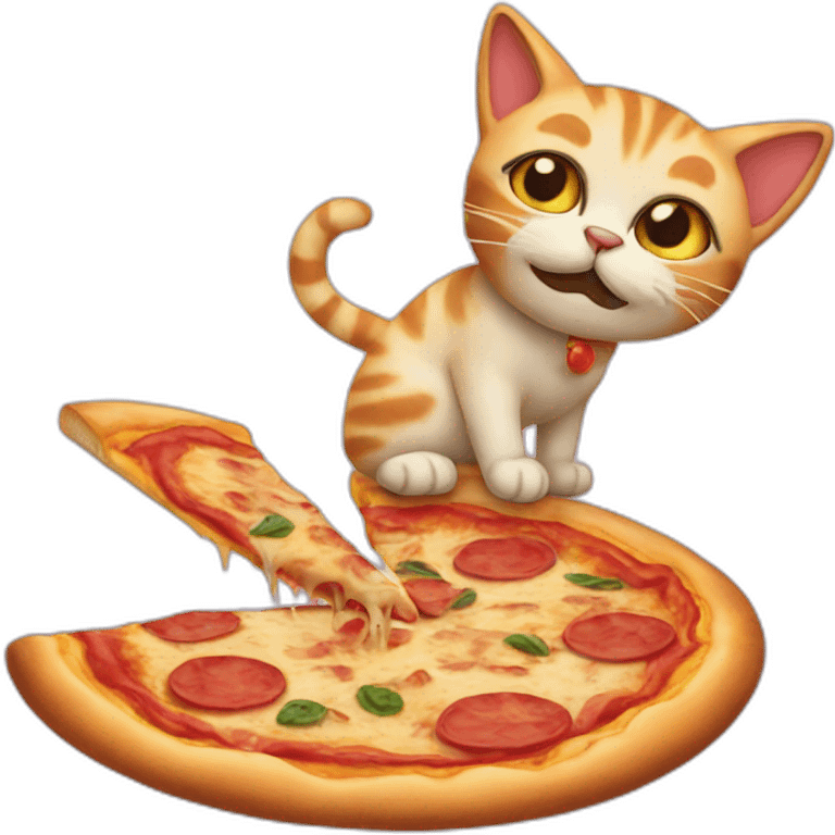 Pizza cat emoji