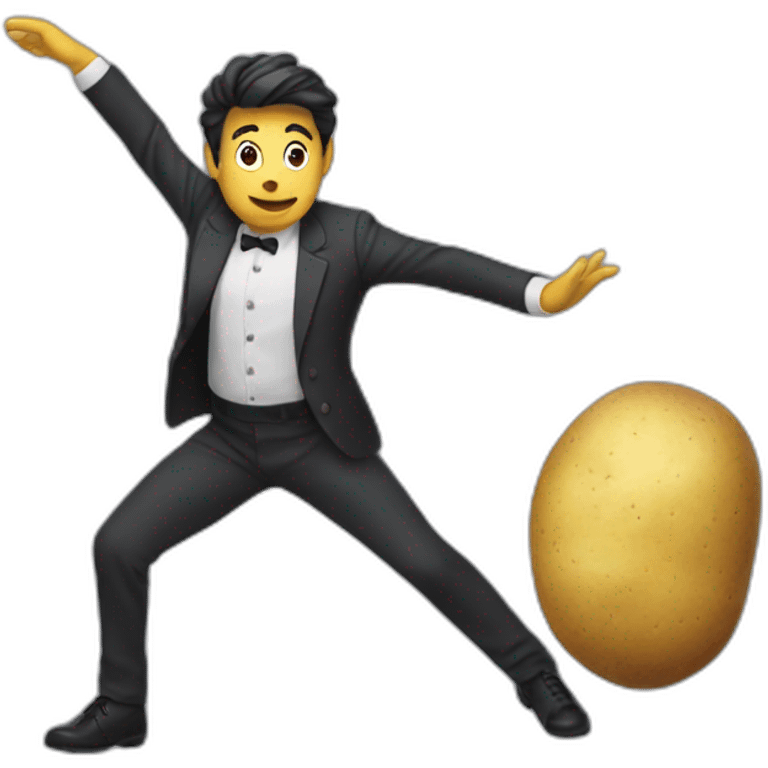 gitler dancing with potato emoji