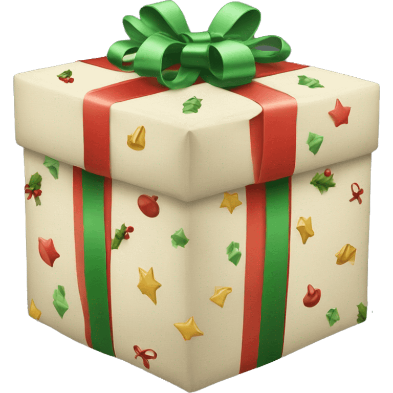 Christmas present emoji