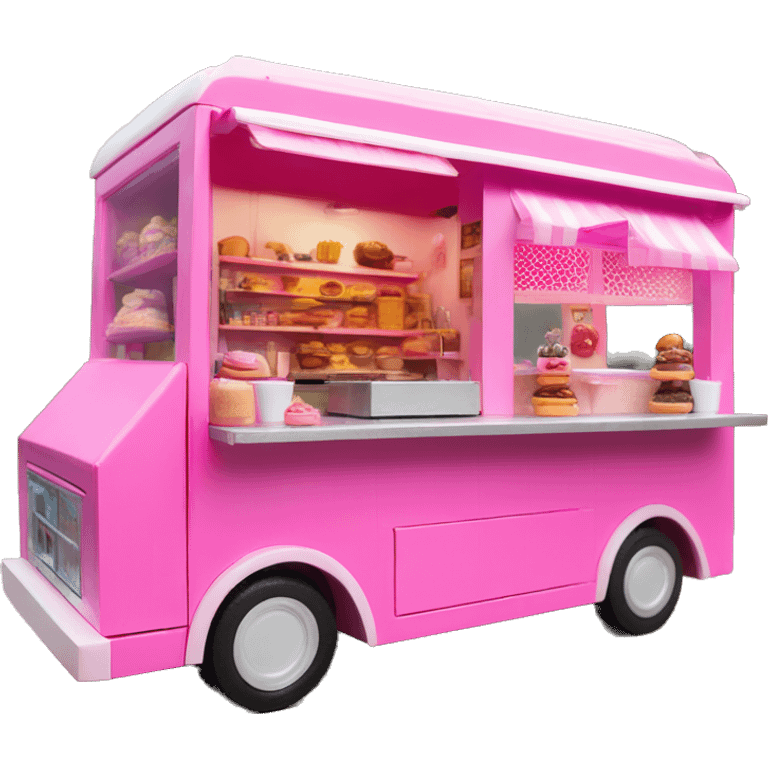 Barbie’s dream house/food truck assembled from 2 pieces  emoji