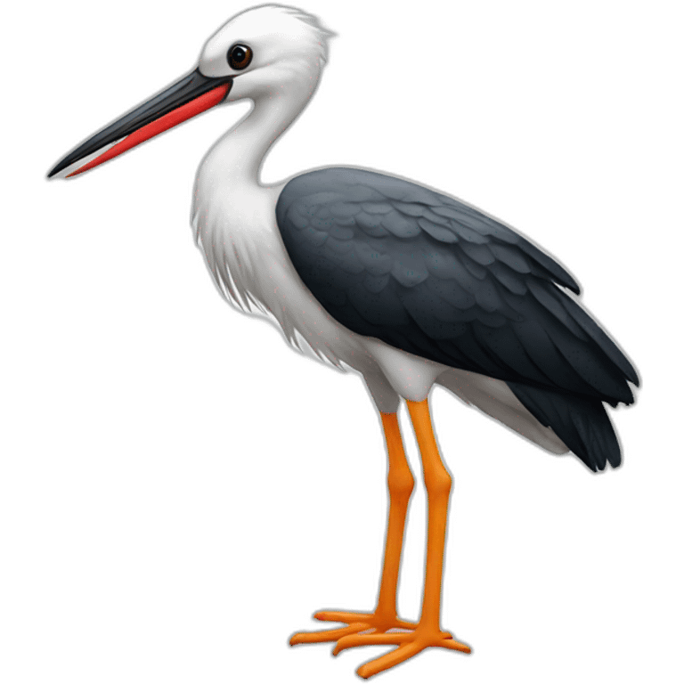 Stork emoji