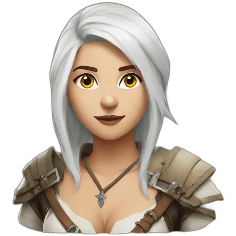 Cirilla Witcher emoji