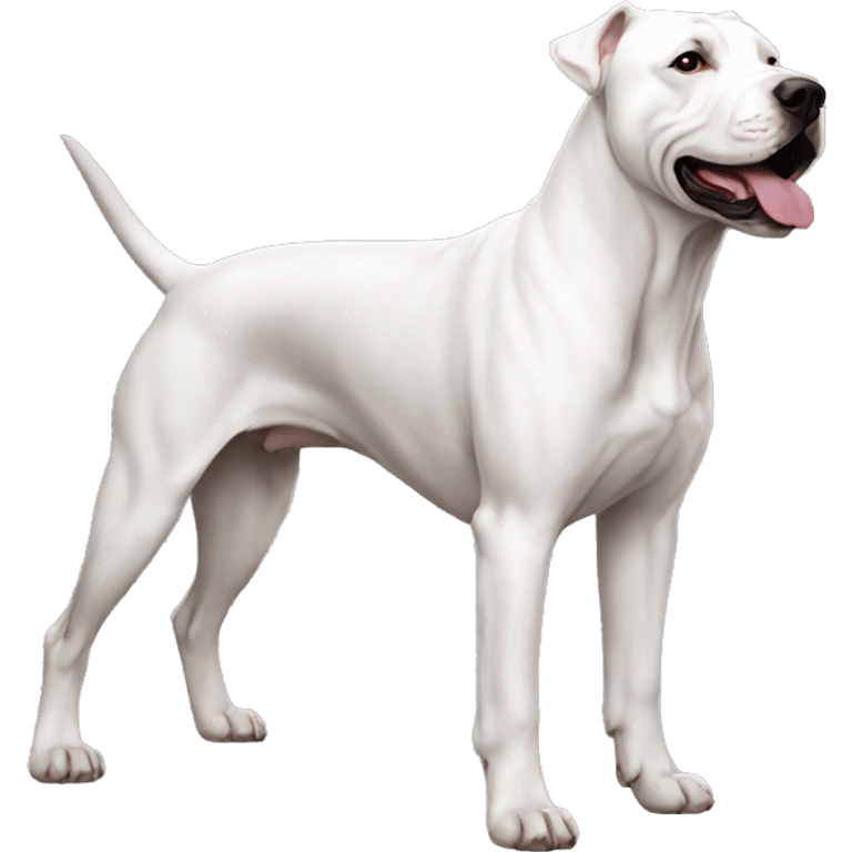 Dogo Argentino Dog Breed Full Body emoji