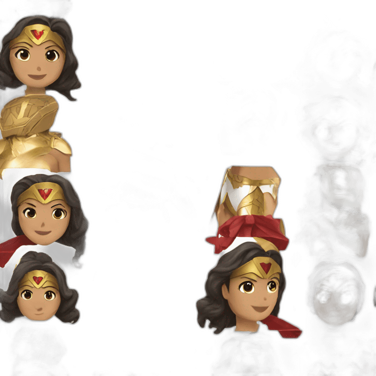 wonderwoman costume emoji