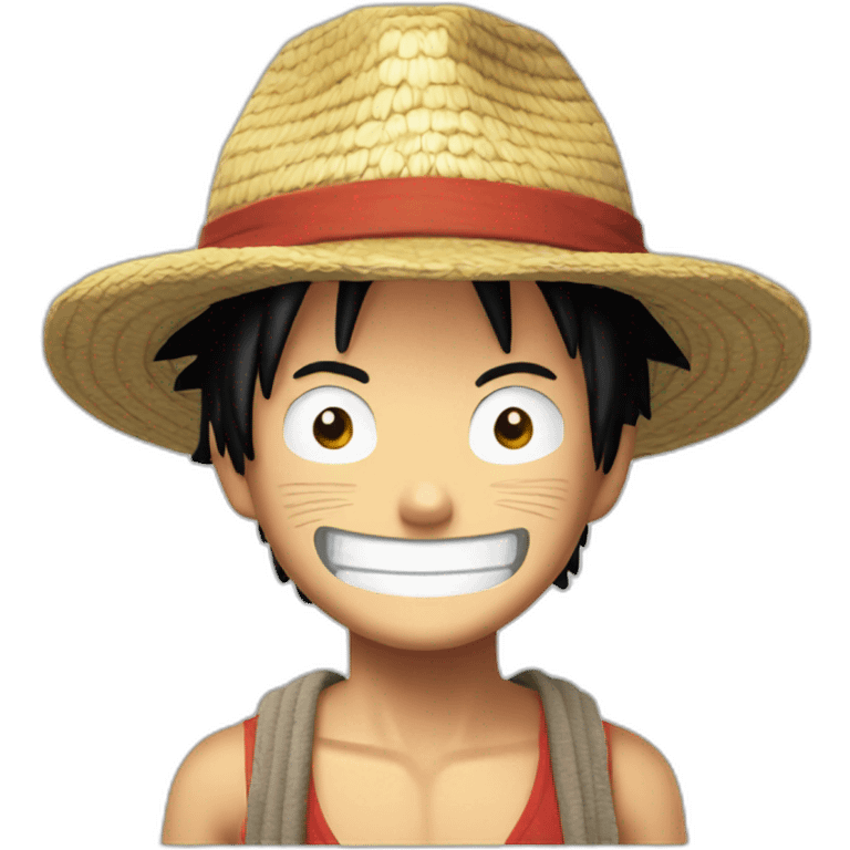 Luffy qui rigole emoji