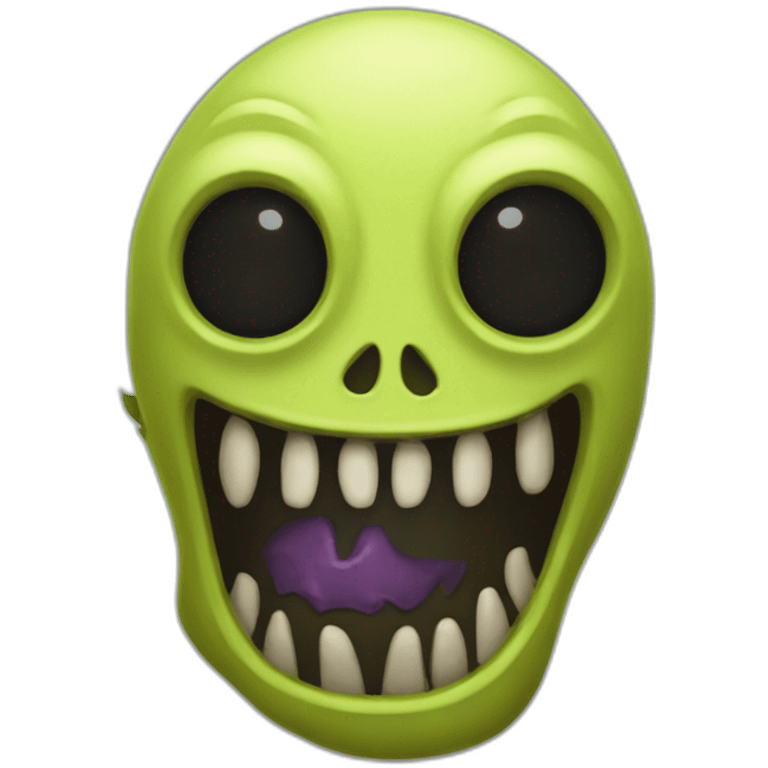 Halloween monster decapitated emoji