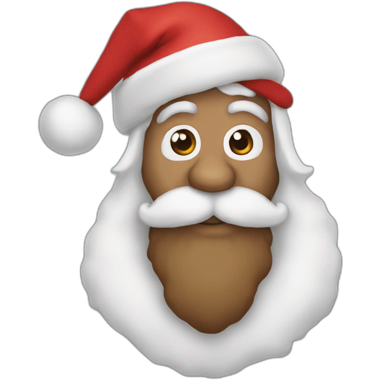 Papá Noel fumando emoji