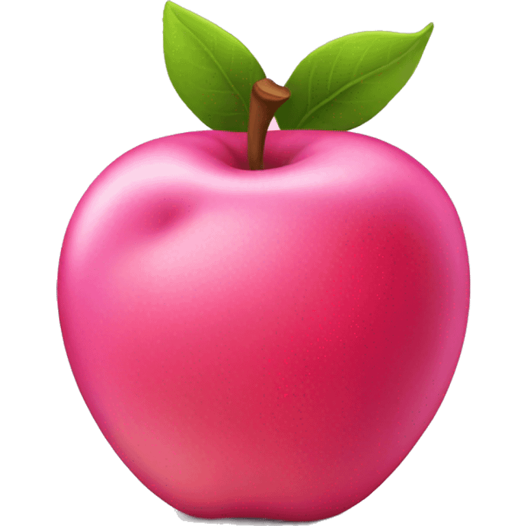 Pink apple emoji