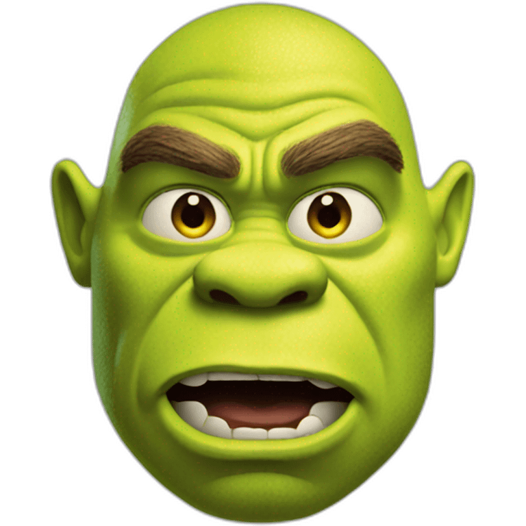 Shrek angry emoji