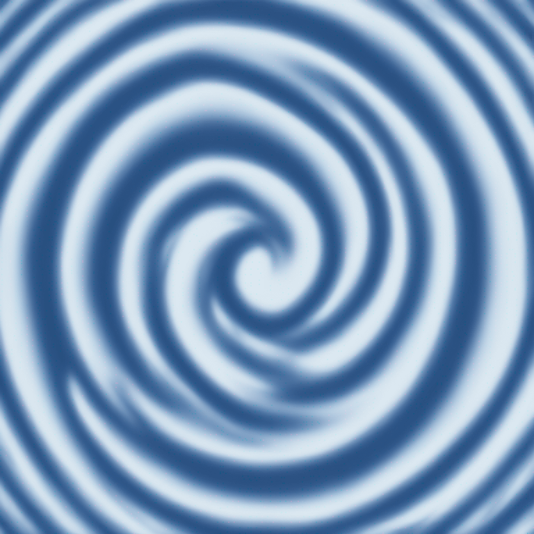 Blue swirl circle  emoji