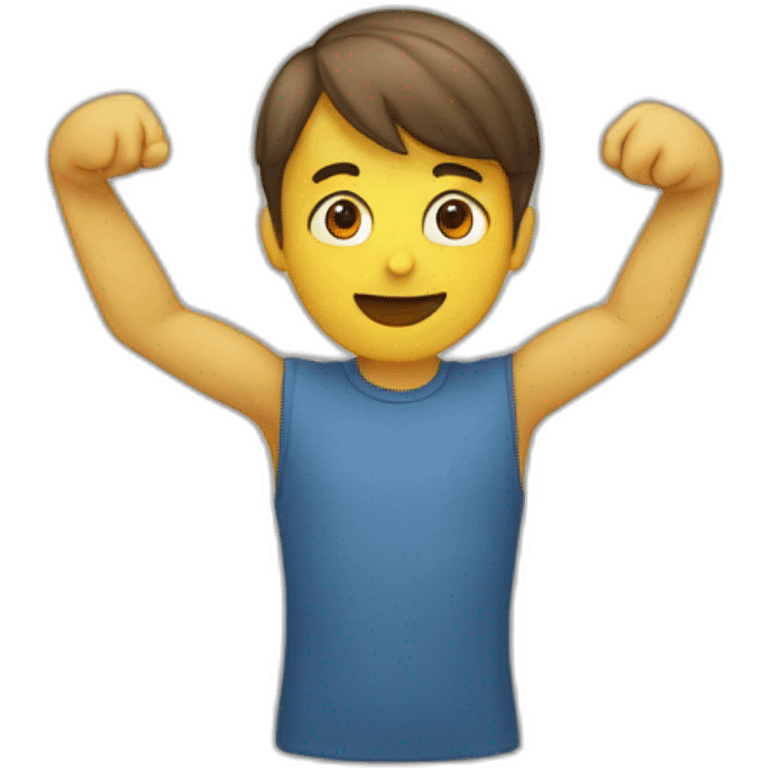 person with arms over head using arms to make a heart emoji