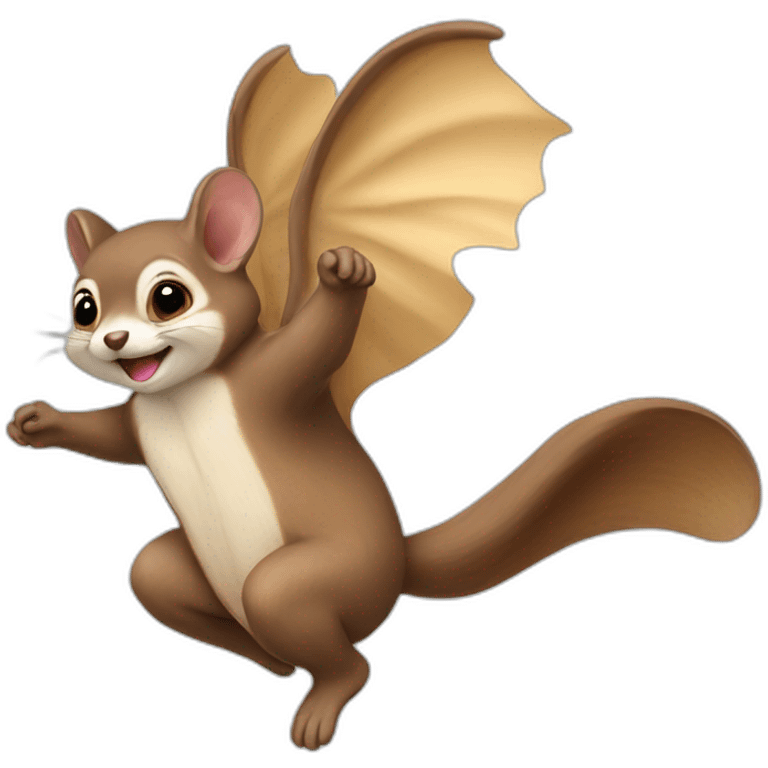 flying squirrel emoji