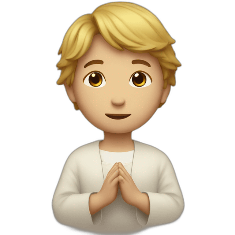 Prayer boy emoji