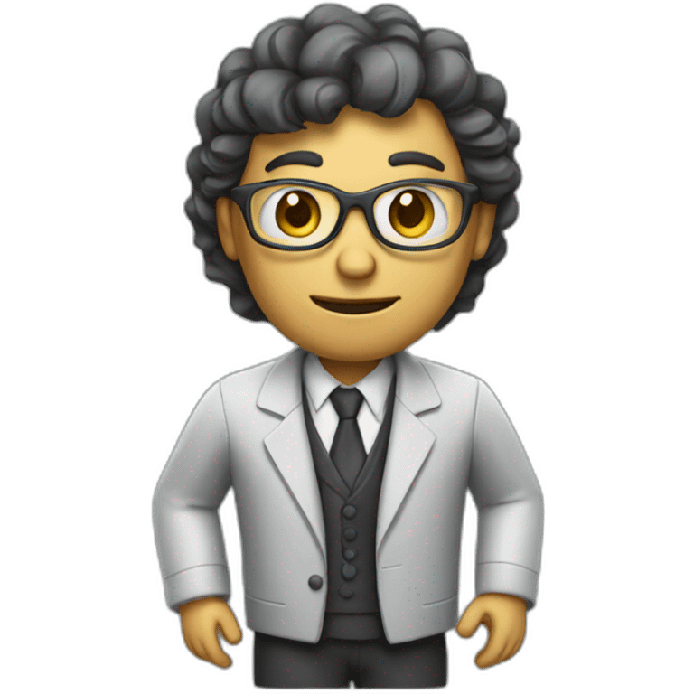 Professor from the Robot emoji