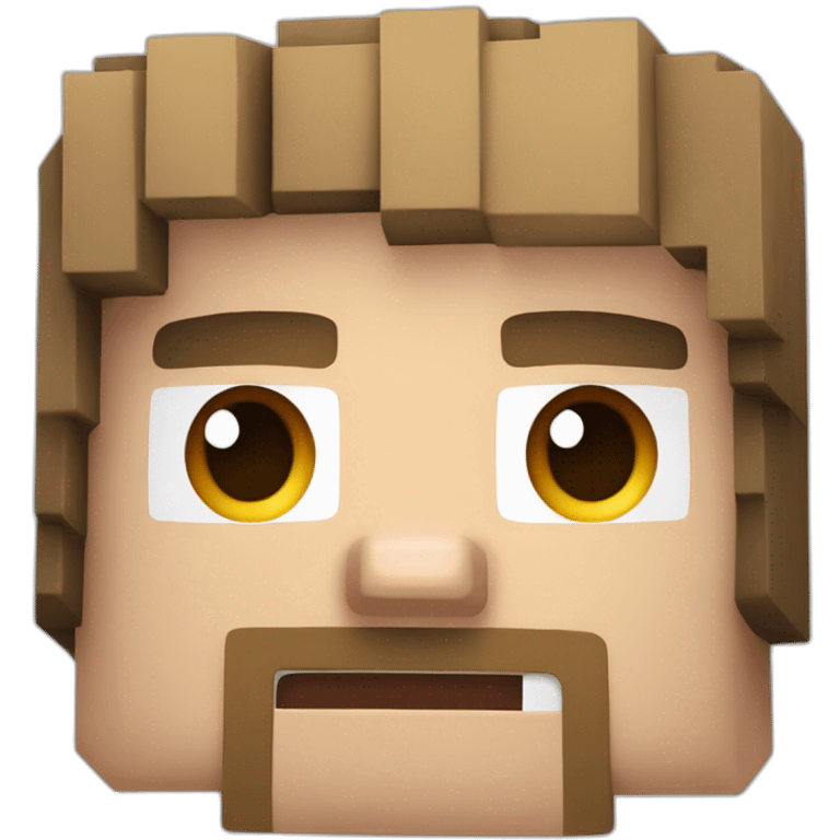 Minecraft Steve’s Head  emoji