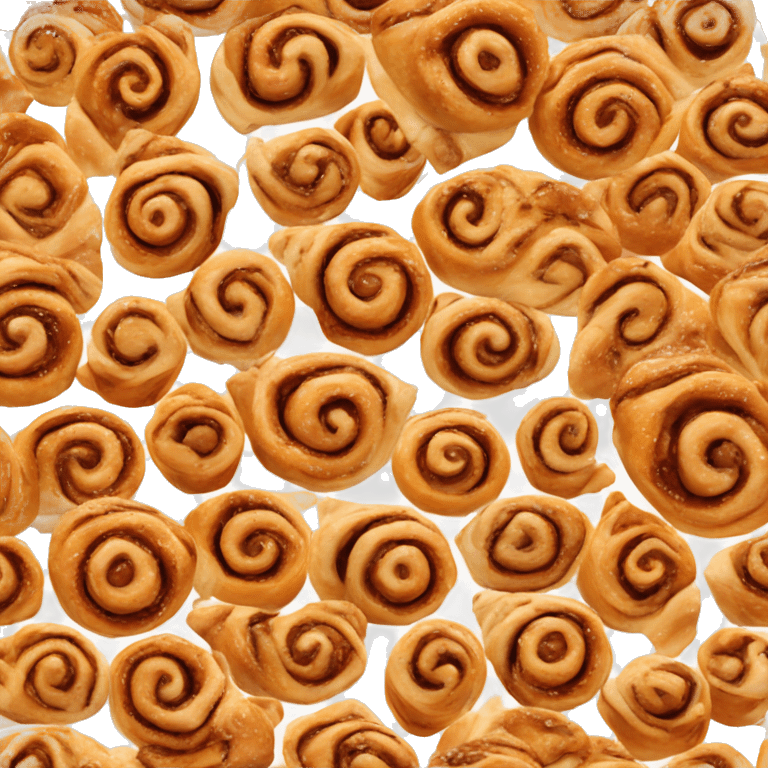 Orange cinnamon rolls emoji